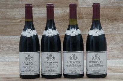 4 bouteilles de Richebourg Grand Cru 1993...