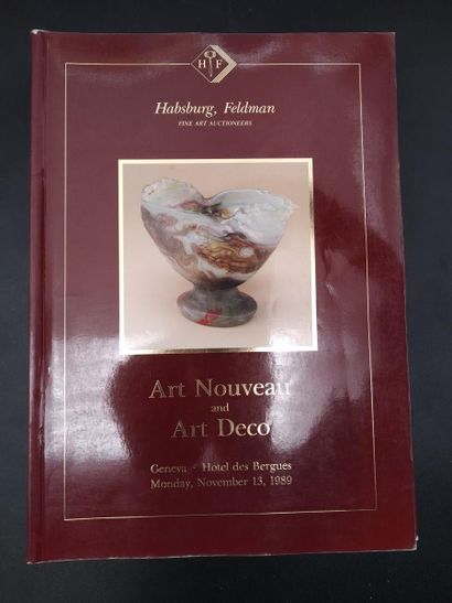 null Habsbourg & Feldman , 1989. 7 catalogues de vente Habsburg Feldman, Art nouveau...