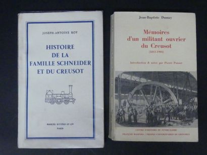 [Saône et Loire] LE CREUSOT [Saône et Loire] LE CREUSOT, Réunion de 4 ouvrages :

-...