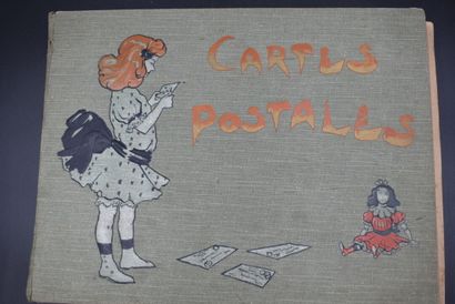 CARTES POSTALES CARTES POSTALES : Un album oblong d'environ 300 Cartes Postales anciennes...