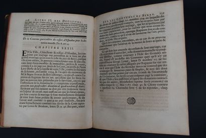 null [Berry] THAUMAS de LA THAUMASSIERE Gaspard (1631-1702), DECISIONS SUR LES COUTUMES...