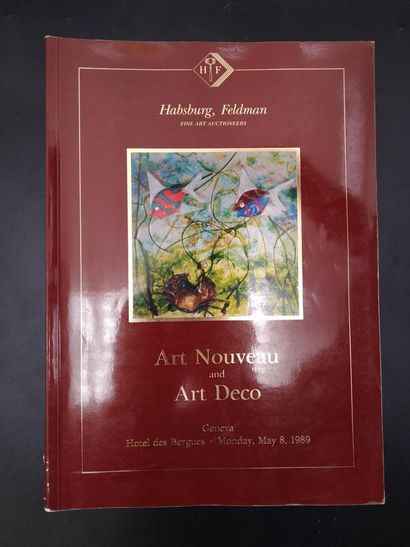 null Habsbourg & Feldman , 1989. 7 catalogues de vente Habsburg Feldman, Art nouveau...