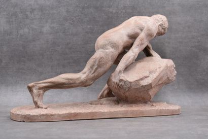 Henri BARGAS Henri BARGAS. XXème siècle. Sculpture en terre cuite. Dimensions : 31...