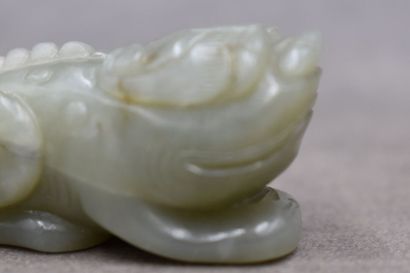 null CHINE. Chimère en jade céladon. Longueur : 6.4 cm Bon état.



Expert : cabinet...
