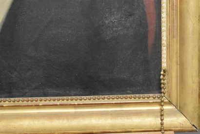 null Jules DE FRESSINIAT (1820-?), Portrait d'homme, huile sur toile. Signé en bas...