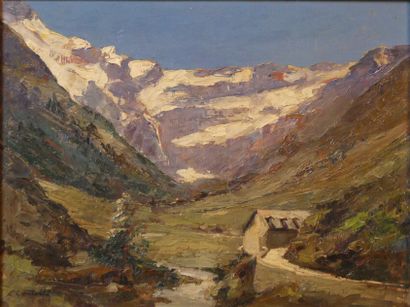 Clément CASTELLI (1870-1959), Paysage de montagne Clément CASTELLI (1870-1959), Paysage...