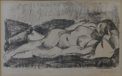 Charles KVAPIL (1884-1957), Femme nue sur un divan Charles KVAPIL (1884-1957), Femme...