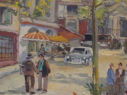 Charles BLONDIN, Montmartre Charles BLONDIN (1913-1991), Montmartre, huile sur toile....