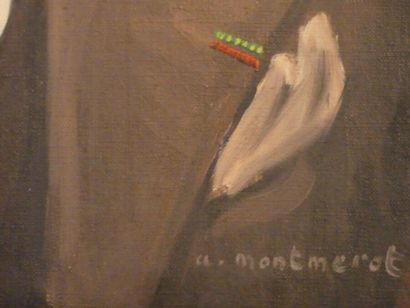 Albert MONTMEROT (1902-1942), Portrait d'homme Albert MONTMEROT (1902-1942), Portrait...