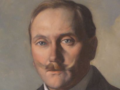 Louis CHARLOT,(1878-1951, Portrait d'homme Louis CHARLOT (1878-1951), Portrait d'homme...