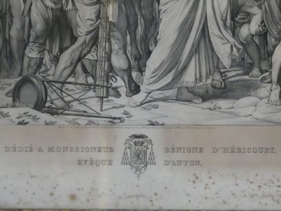 Le martyre de Saint Symphorien. D'après Jean-Auguste Dominique INGRES. Le martyre...