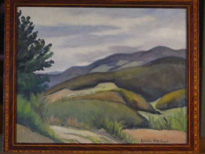 Estelle NECTOUX (1905-1995), Paysage du Morvan Estelle NECTOUX (1905-1995), Paysage...