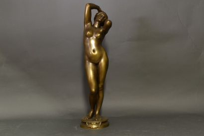 Laurent MARQUESTE (1848-1920), Bronze. Laurent MARQUESTE (1848-1920), Galathée, Bronze...