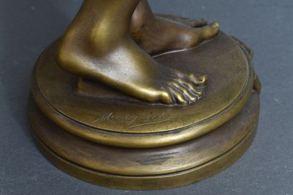 Laurent MARQUESTE (1848-1920), Bronze. Laurent MARQUESTE (1848-1920), Galathée, Bronze...