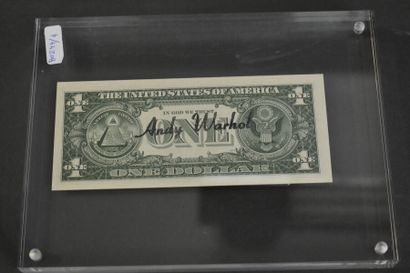 Andy WARHOL (1928-1987). Billet de un dollar Andy WARHOL (1928-1987). Billet de un...
