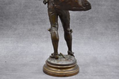 Auguste MOREAU (1834-1917). Auguste MOREAU (1834-1917), Figaro. Sujet en bronze à...