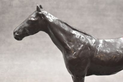 D'après Edgar DEGAS (1834-1917), Bronze. D'après Edgar DEGAS (1834-1917), "Cheval...