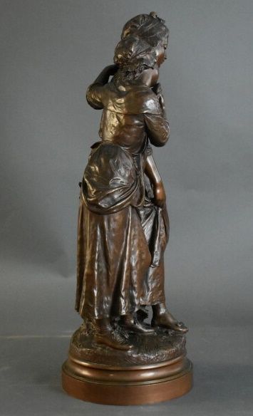 Hippolyte François MOREAU (1832-1927), Bronze. Hippolyte François MOREAU (1832-1927),...