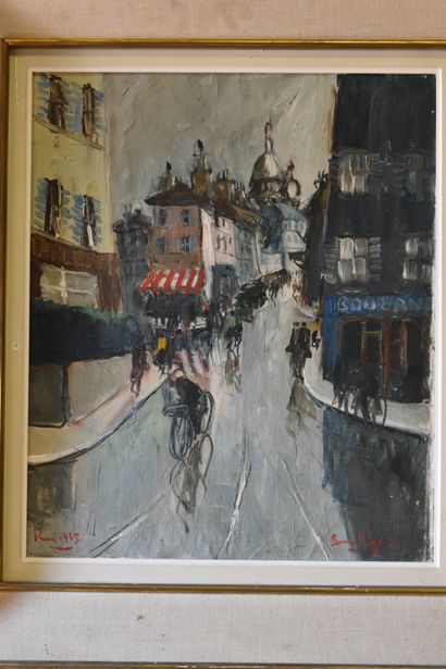 Bernard LIGNON (1928), Paris sur Montmartre Bernard LIGNON (1928), Paris sur Montmartre,...