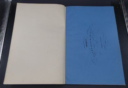 null [DESSIN], Ferdinand d'ORLEANS (1844-1910), CROQUIS LITHOGRAPHIQUES , Edition...