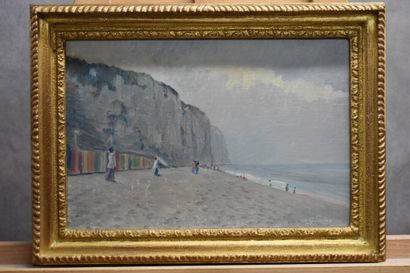 Charles GUILLOUX (1919-2004) Dieppe, huile...