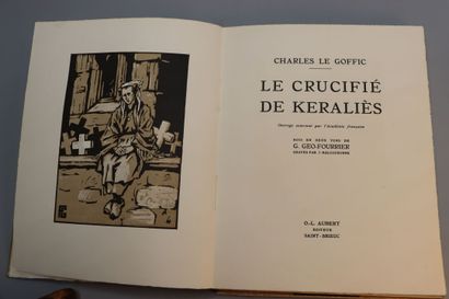 null LE GOFFIC (Charles). Le Crucifié de Keralies. Bois en deux tons de G. Geo-Fourrier....