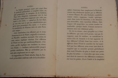 null BEAUDELAIRE (Charles), Réunion de deux ouvrages, in-8 brochés à la Bradel, Paris...