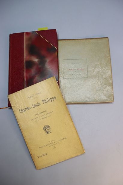 u GIDE (André). Ensemble de 3 volumes :



- Souvenirs de la Cour d'Assises. Paris,...