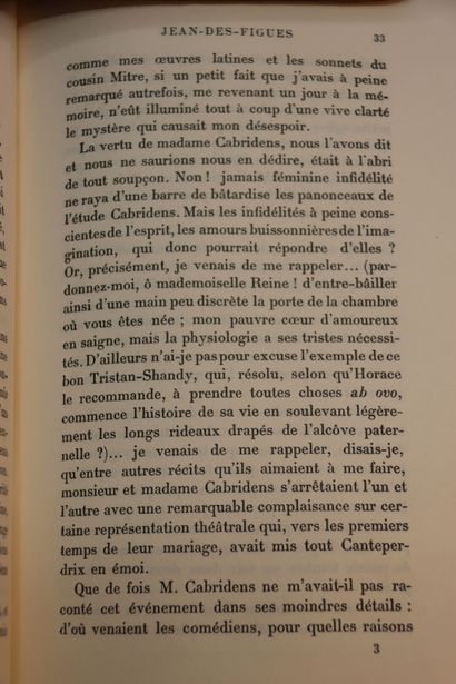 null ARENE (Paul). Jean-des-Figues. Lyon, H. Lardanchet, 1921. 



In-12 demi maroquin...