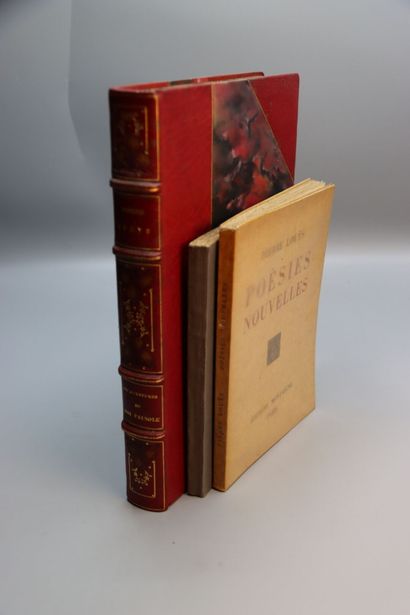 null LOUYS (Pierre). Ensemble de 3 volumes :



- Les Aventures du Roi Pausole. Edition...