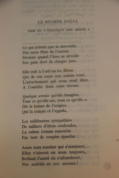 null MAURRAS (Charles). Pages littéraires choisies. Contes philosophiques - Poèmes...