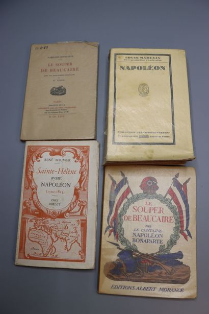 null [NAPOLEON Ier] - Ensemble de 4 volumes :



- BONAPARTE (Napoléon). Le Souper...