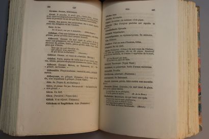 null BOREL. Dictionnaire des Termes du vieux François ou Trésor des Recherches &...