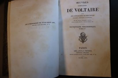 null VOLTAIRE (François-Marie AROUET)

Oeuvres complètes de Voltaire avec des remarques...