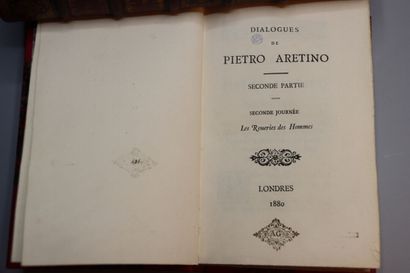 null [CURIOSA] - ARETINO (Pietro). Les Dialogues du divin Pietro Aretino. Entièrement...