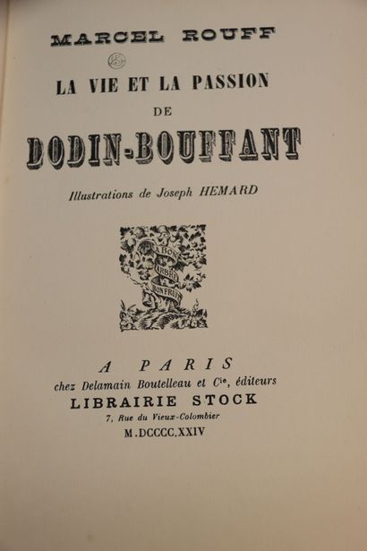 null [GASTRONOMIE] - ROUFF (Marcel). La Vie et la Passion de Dodin-Bouffant, gourmet....