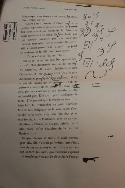 null BROUSSON (Jean-Jacques). Anatole France en Pantoufles. Edition illustrée. Paris,...