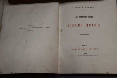 null SELDEN (Camille). Les derniers Jours de Henri Heine. Paris, Calmann-Lévy, 1884.



...