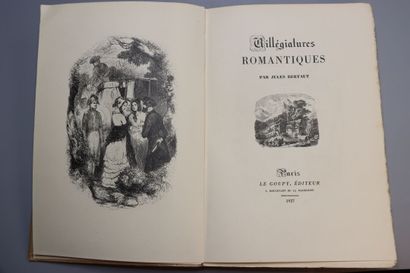 null [Romantisme] , Collection Le Goupy sur l'histoire du Romantisme . Complet en...