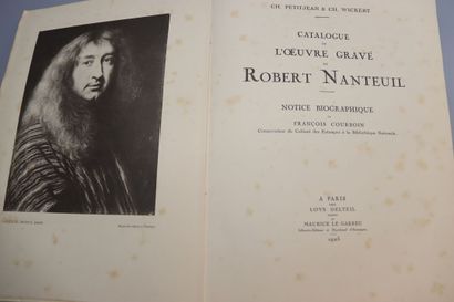 null CH.PETITJEAN et CH.WICKERT, Catalogue de l'oeuvre gravé de Robert NANTEUIL.

Edition...