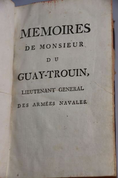 null DU GUAY-TROUIN. Mémoires de Monsieur Du Guay-Trouin, Lieutenant Général des...