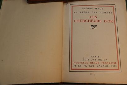 null HAMP (Pierre). La Peine des Hommes. Les Chercheurs d'Or. Paris, Editions de...