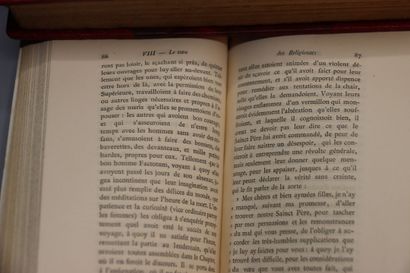 null ANONYME. Les Heures perdues d'un Cavalier François. Réimprimé sur les éditions...