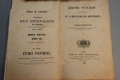 null REYBAUD (Louis). Jérôme Paturot à la Recherche de la meilleure des Républiques....
