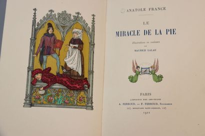 null FRANCE (Anatole). Ensemble de 10 volumes in-8 ou in-12 brochés, couvertures...