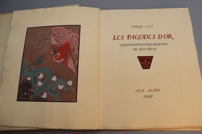 null PIERRE LOTI, Les Pagodes dOr. Paris, Aux Aldes Editeurs, 1927.



Orné de miniatures...