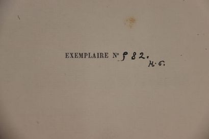 null BEAUDELAIRE (Charles), Réunion de deux ouvrages, in-8 brochés à la Bradel, Paris...