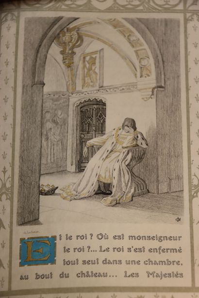 null DAUDET (Alphonse). La Mort du Dauphin. Compositions de O.D.V. Guillonnet gravées...