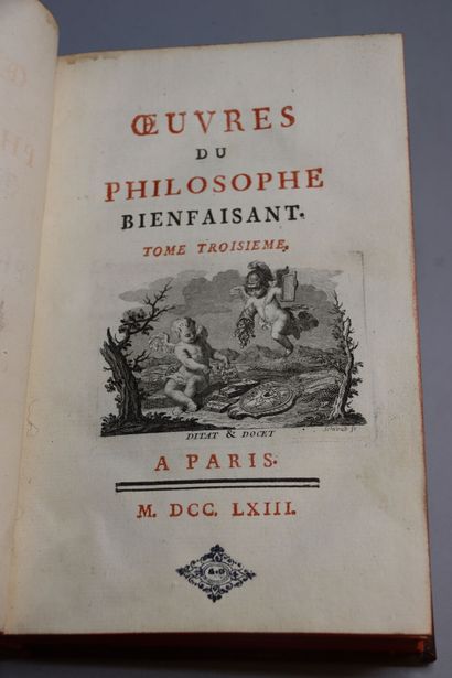 null [STANISLAS Ier LECZINSKI] - Oeuvres du Philosophe Bienfaisant. Paris, s.n.,...