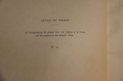 null MAUPASSANT (Guy de). L'Héritage. Paris, L. Carteret, 1907.

 In-8 bradel demi...